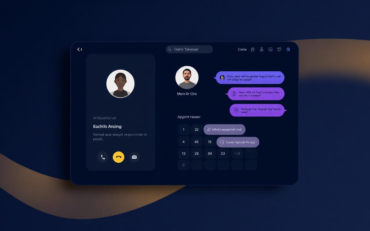 Solmy — AI Receptionist for Malaysian SMEs product interface mockup